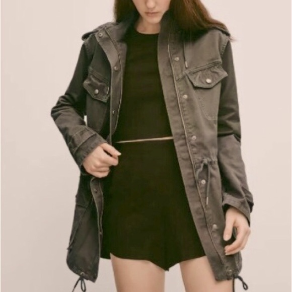 Aritzia Jackets & Blazers - TALULA (S) Trooper Jacket / coat with hood